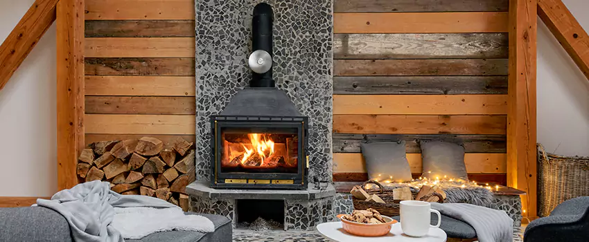 Thelin Hearth Products Direct Vent Gas Stove Fireplace Inspection in Lakewood, California